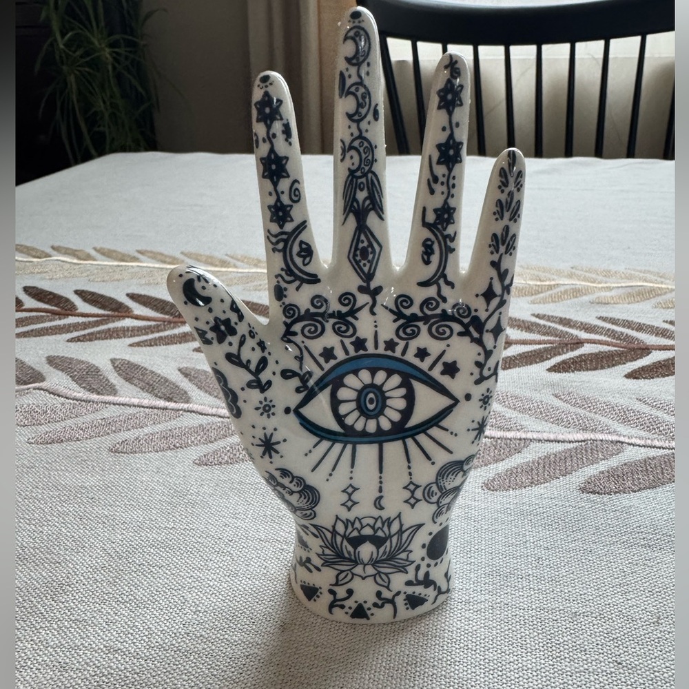 Hamsa Ceramic Hand - Picture 2 of 5